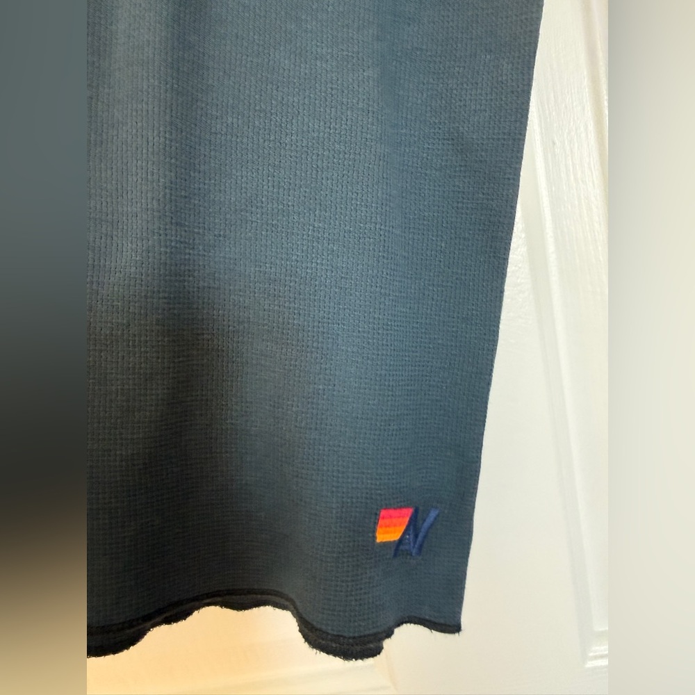 Aviator Nation Smiley 2 Long Sleeved Thermal Charcoal Sz: S - Picture 6 of 6